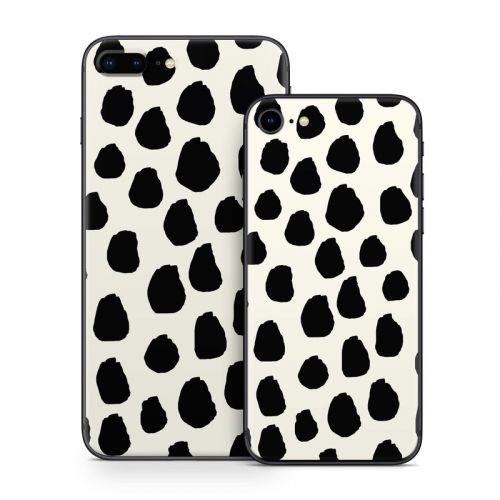 Inky Spots Cream iPhone 8 Series Skin
