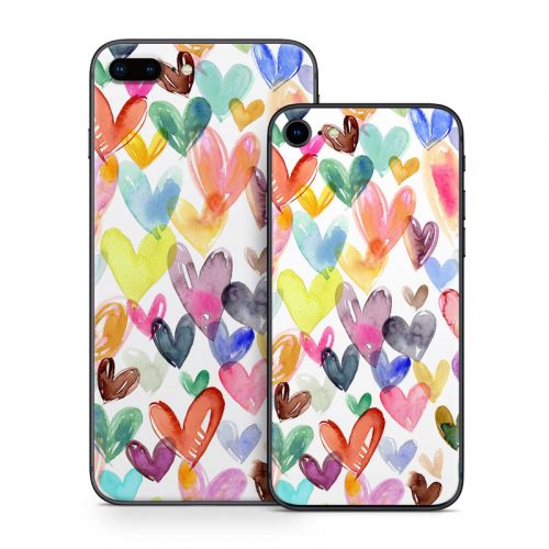 Juvi Hearts iPhone 8 Series Skin