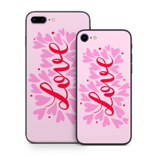 Love Hearts iPhone 8 Series Skin