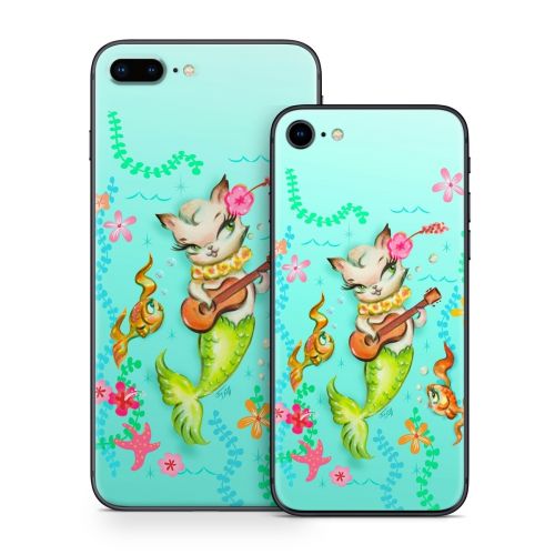 Merkitten with Ukelele iPhone 8 Series Skin