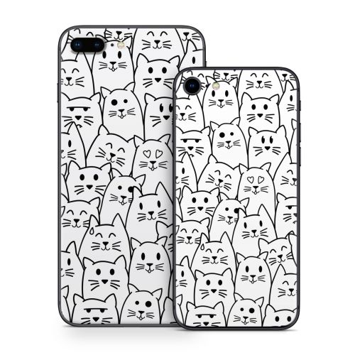 Moody Cats iPhone 8 Series Skin