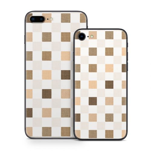 Neutral Checker iPhone 8 Series Skin