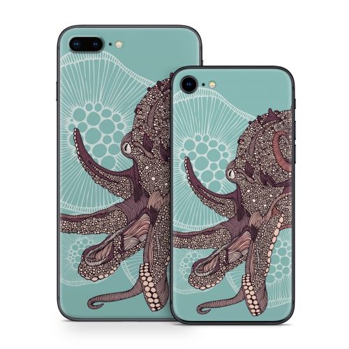 Octopus Bloom iPhone 8 Series Skin