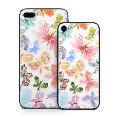Pastel Butterflies iPhone 8 Series Skin