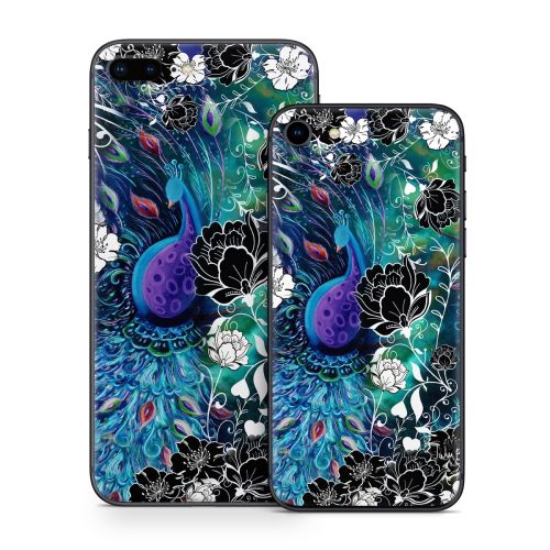 Peacock Garden iPhone 8 Series Skin