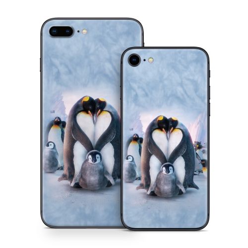 Penguin Heart iPhone 8 Series Skin