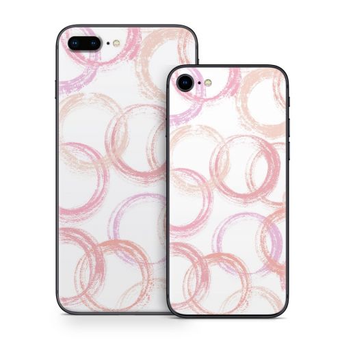 Pink Circles iPhone 8 Series Skin