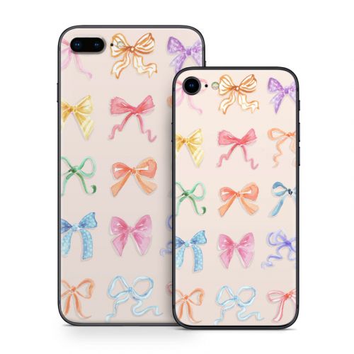 Rainbow Bows iPhone 8 Series Skin