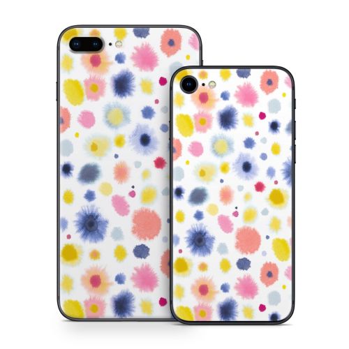 Red Blue Dots iPhone 8 Series Skin