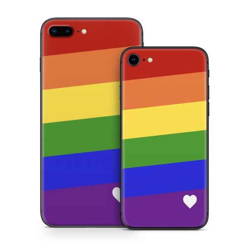 Rainbow Stripe iPhone 8 Series Skin