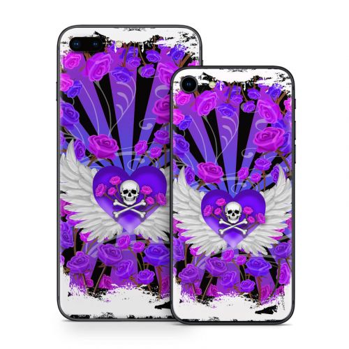 Skull and Roses iPhone 8 Series Skin