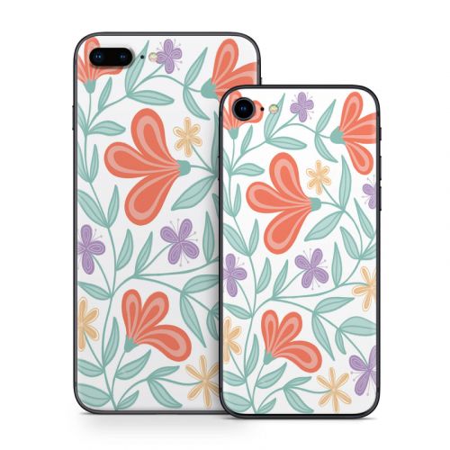 Summer Blooms iPhone 8 Series Skin