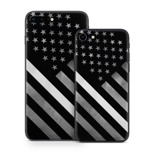 Thin White Line Hero iPhone 8 Series Skin