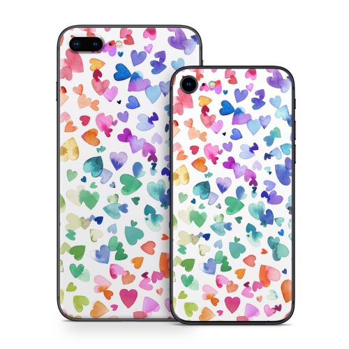 Valentines Love Hearts iPhone 8 Series Skin