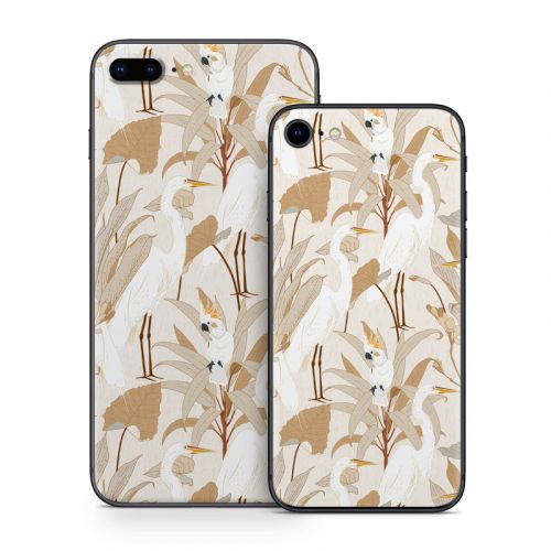 White Cranes Cockatoo iPhone 8 Series Skin