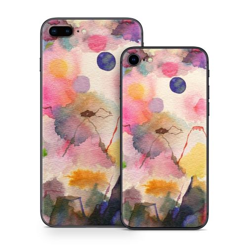 Watercolor Mountains iPhone 8 Series Skin