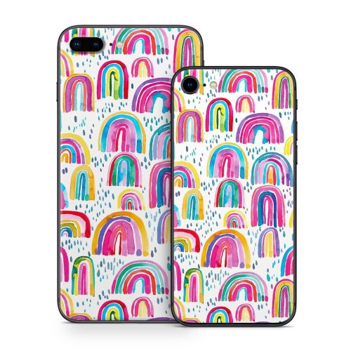 Watercolor Rainbows iPhone 8 Series Skin