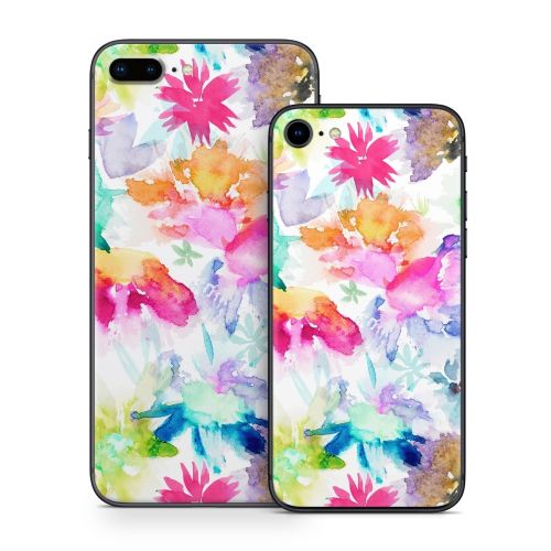 Watercolor Spring Memories iPhone 8 Series Skin