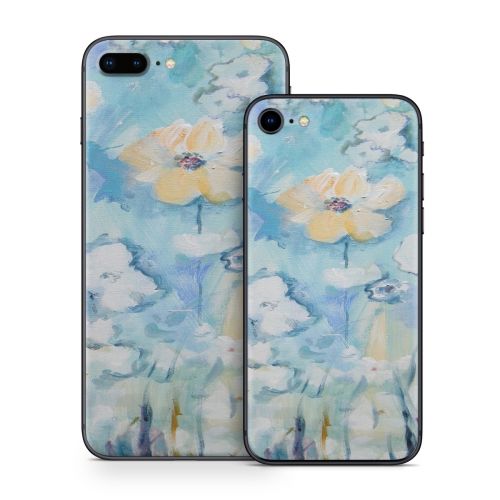 White & Blue iPhone 8 Series Skin