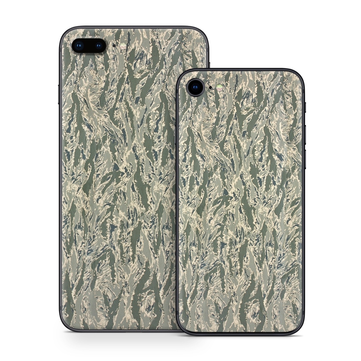 iPhone 8 Series Skin design of Pattern, Grass, Plant, with gray, green colors