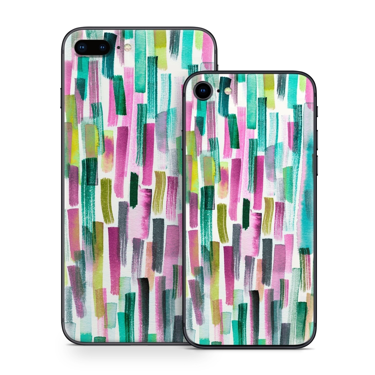 iPhone 8 Series Skin design of Line, Turquoise, Pink, Pattern, Design, Magenta, Colorfulness, with white, green, blue, pink, purple, black, blue colors