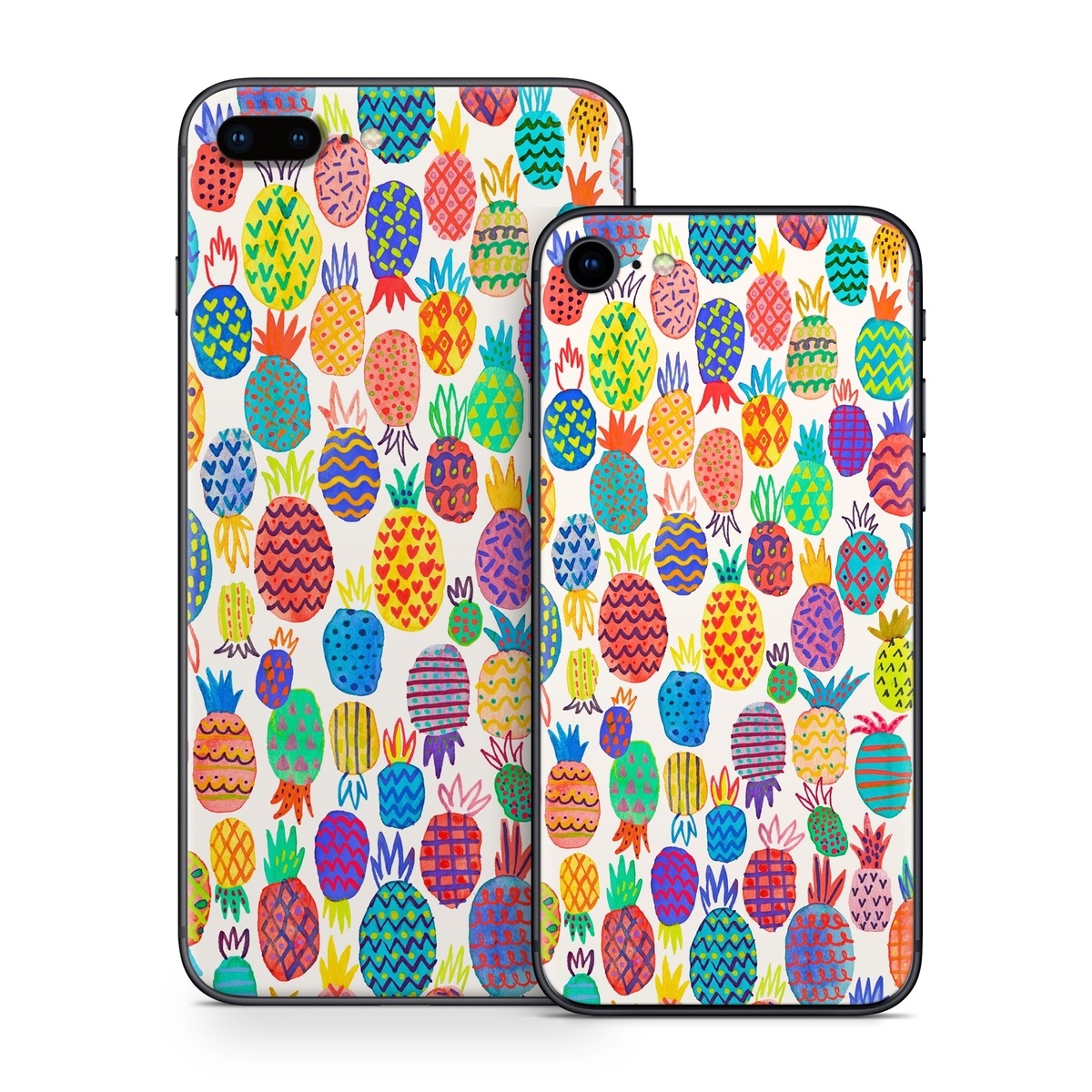 iPhone 8 Series Skin design of Colorfulness, Textile, Art, Line, Circle, Symmetry, Pattern, Electric blue, Visual arts, Design, with white, red, blue, green, yellow, purple, pink colors