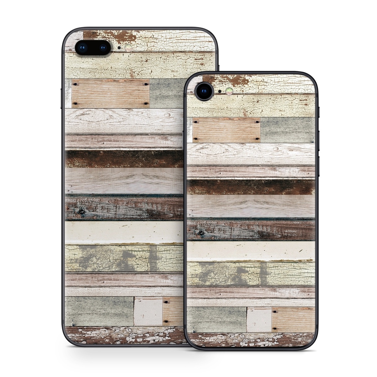 iPhone 8 Series Skin design of Wood, Wall, Plank, Line, Lumber, Wood stain, Beige, Parallel, Hardwood, Pattern, with brown, white, gray, yellow colors