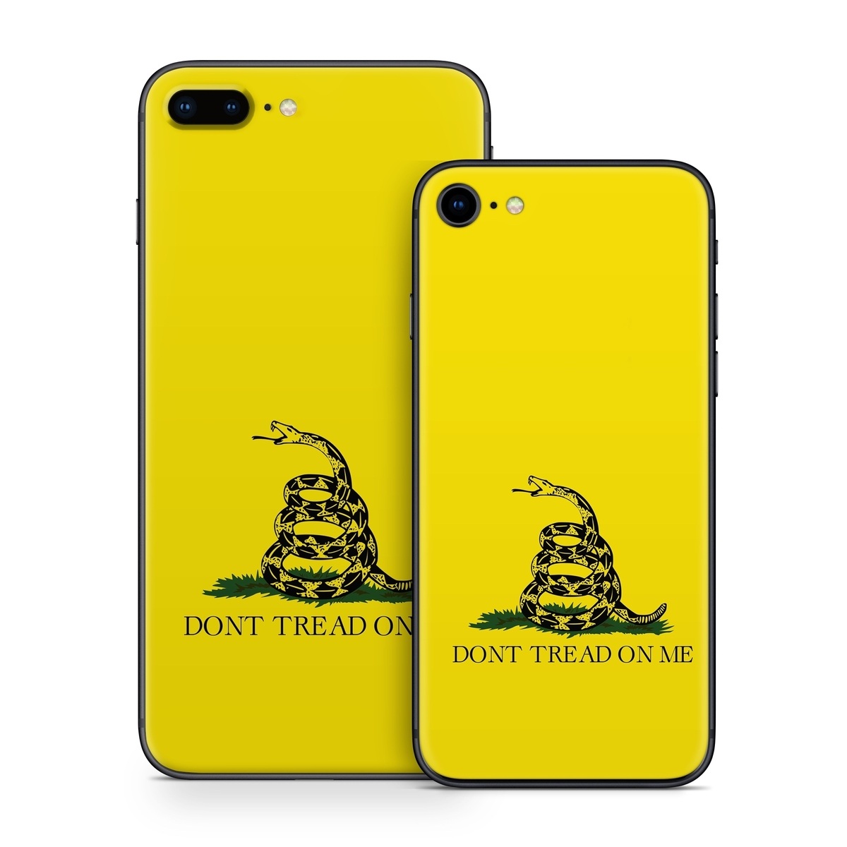 iPhone 8 Series Skin design of Yellow, Font, Logo, Graphics, Illustration, with orange, black, green colors