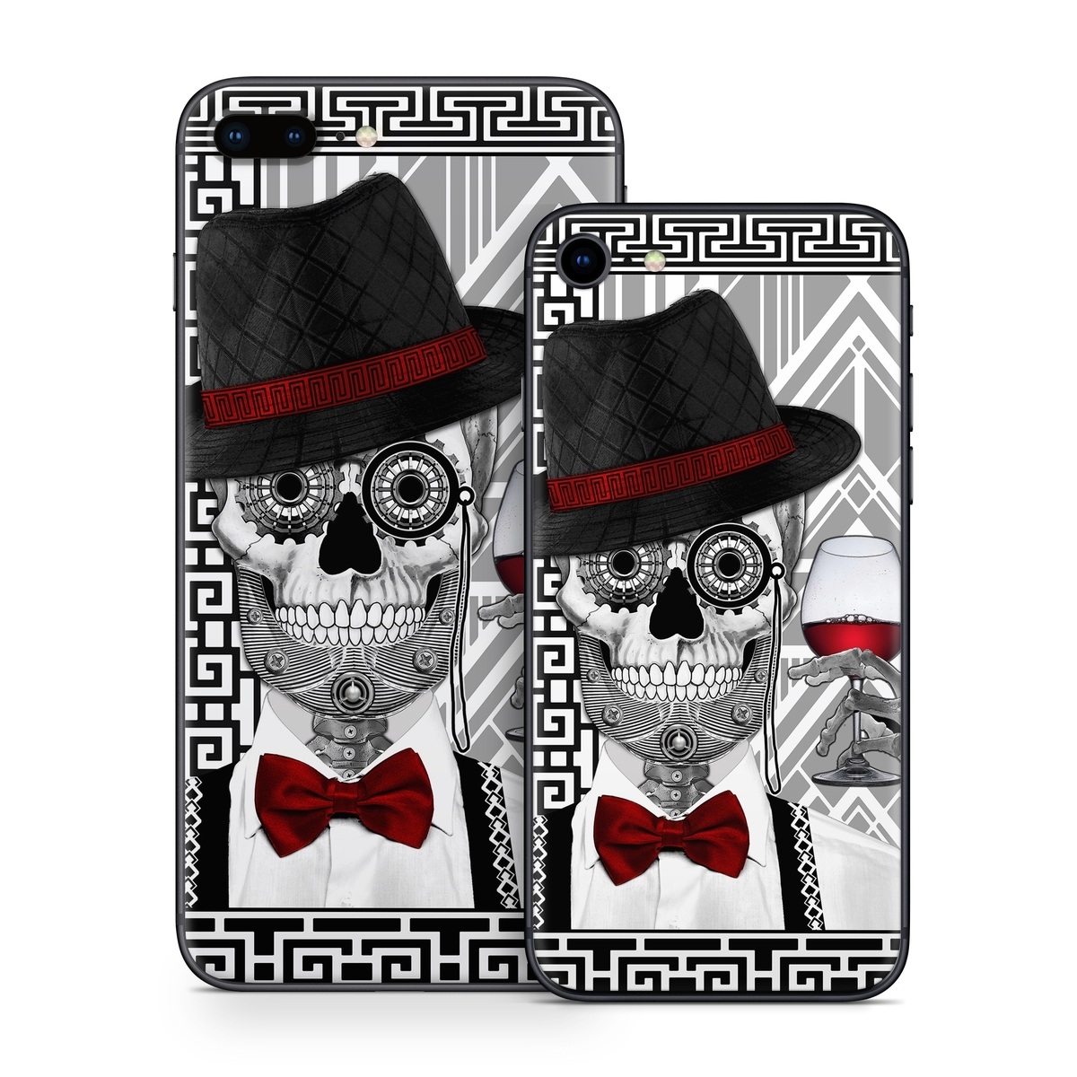  Skin design of Cartoon, Poster, Font, Illustration, Headgear, Games, Photo caption, Fictional character, Graphic design, Hat, with black, white, red colors