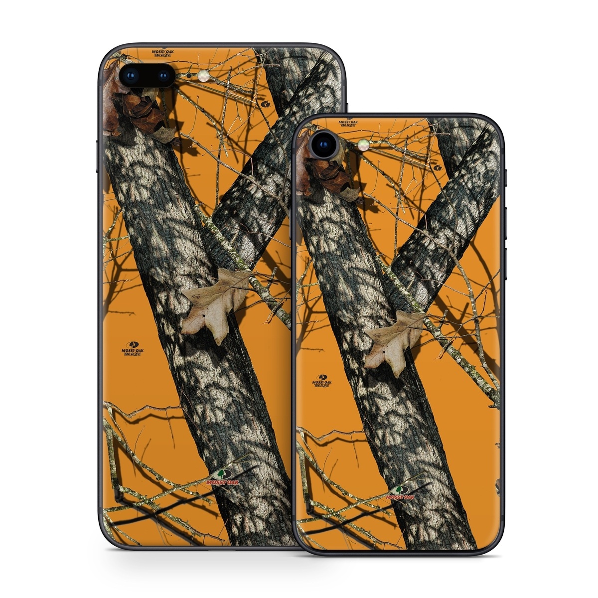 iPhone 8 Series Skin design of Tree, Branch, Canoe birch, Woody plant, Plant, Leaf, Adaptation, Wildlife, Trunk, Birch family, with green, black, gray, red colors