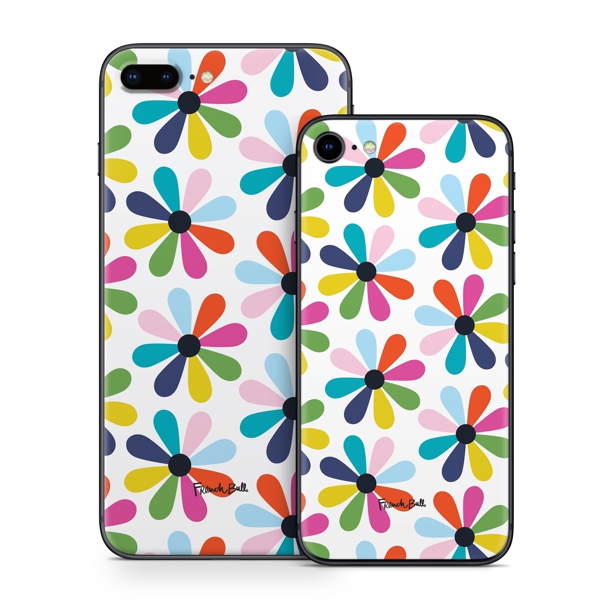 iPhone 8 Series Skin design of Colorfulness, Aqua, Symmetry, Pattern, Electric blue, Art, Circle, Visual arts, Tints and shades, Wrapping paper, with white, red, blue, pink, purple, green colors