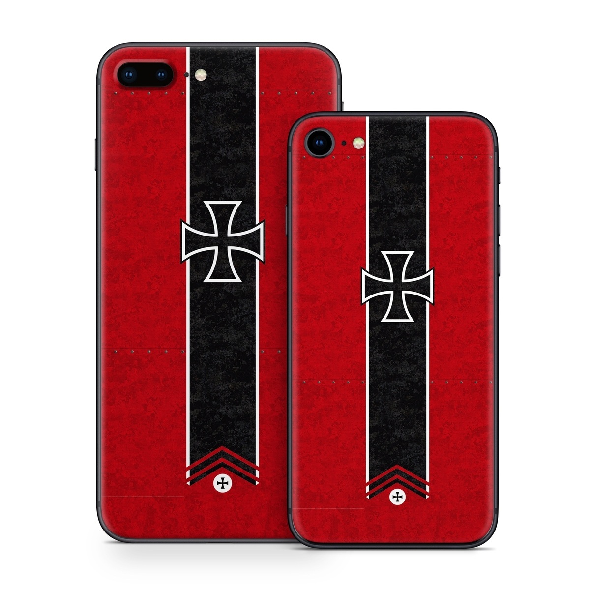 iPhone 8 Series Skin design of Bullet, Holes, War, Red, Text, Carmine, Colorfulness, Maroon, Symbol, Coquelicot, with red, black, white, gray colors