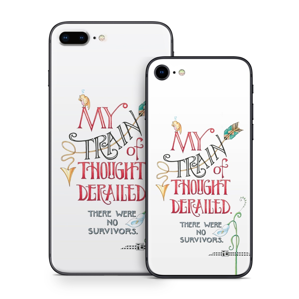 iPhone 8 Series Skin design of Text, Font, Line, Illustration, Calligraphy, Graphic design, Art, with white, black, red, yellow, green, blue colors