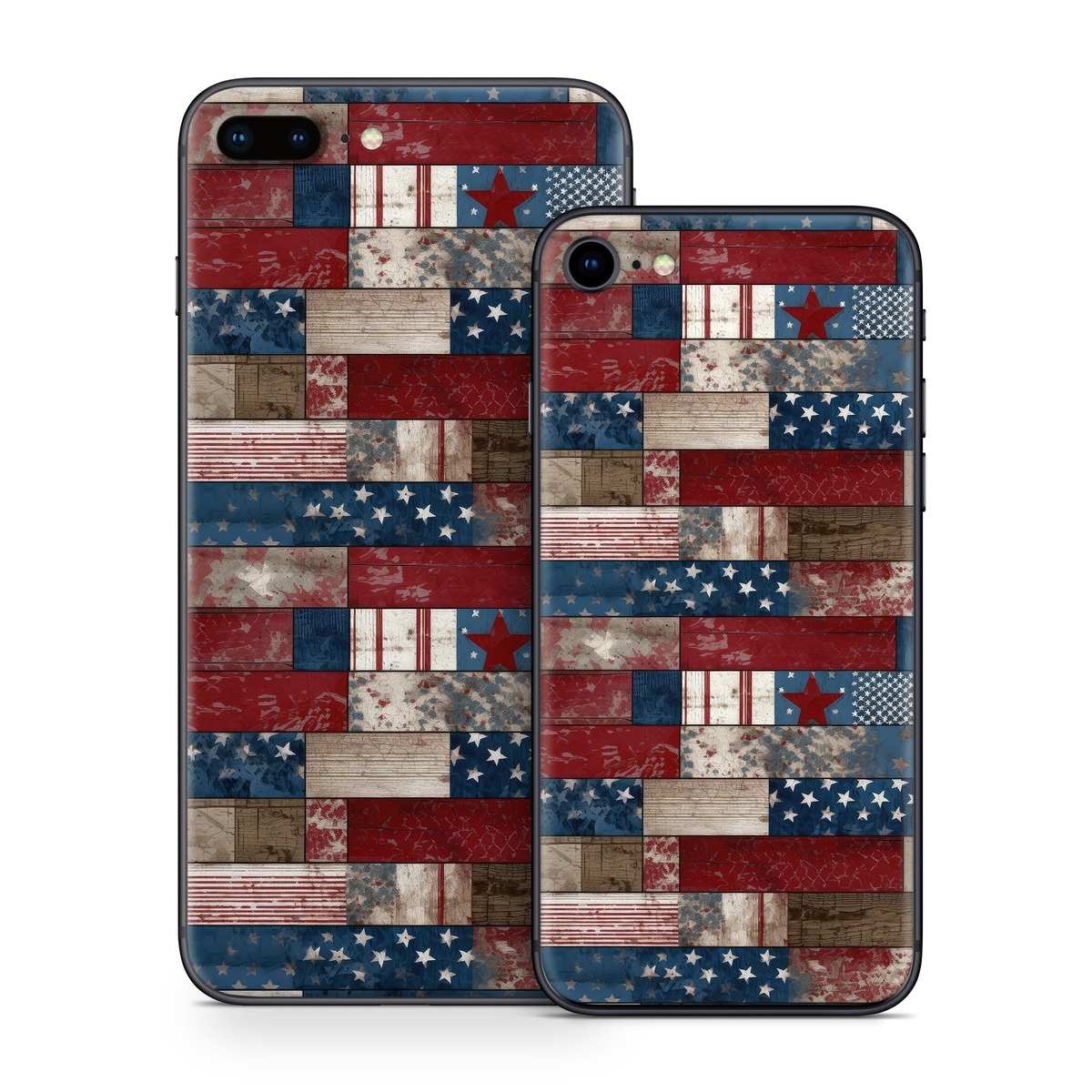 iPhone 8 Series Skin design of Photograph, White, Blue, Rectangle, Azure, Textile, Creative arts, Red, Line, Art, with red, blue, white, brown, gray, black colors