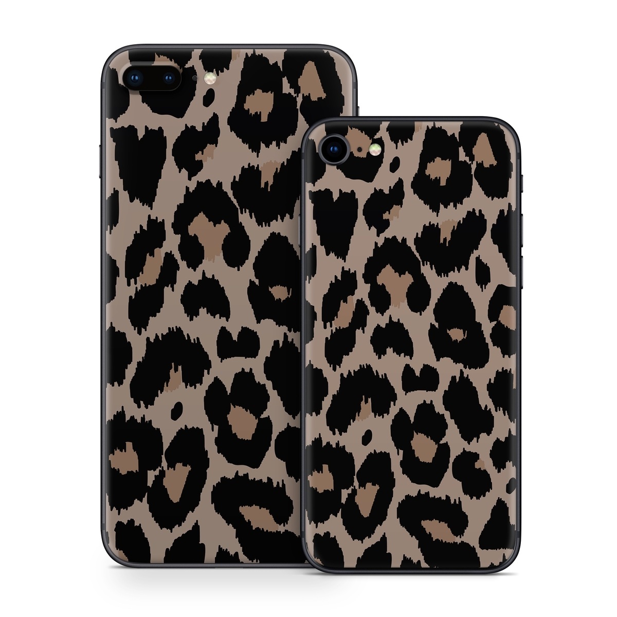 iPhone 8 Series Skin design of Pattern, Brown, Fur, Design, Textile, Monochrome, Fawn, with black, gray, red, green colors