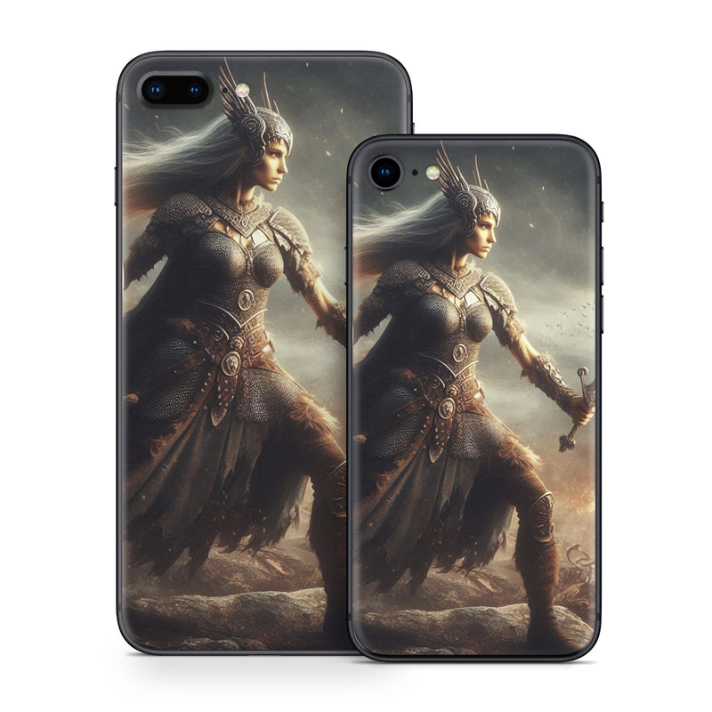 iPhone 8 Series Skin design of CG artwork, Armour, Fictional character, Action, Mythology, Action-adventure game, Breastplate, Video Game Software, Spear, Sword
