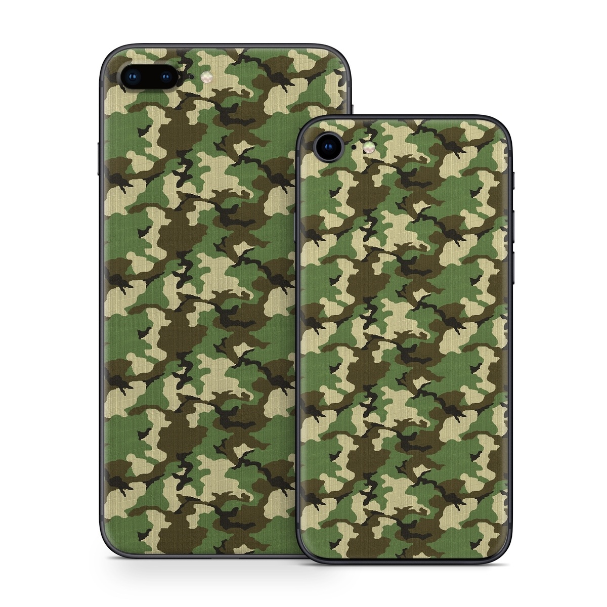 iPhone 8 Series Skin design of Military camouflage, Camouflage, Clothing, Pattern, Green, Uniform, Military uniform, Design, Sportswear, Plane, with black, gray, green colors
