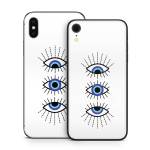 Blue Eyes iPhone X Series Skin
