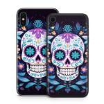 Calavera Azul iPhone X Series Skin