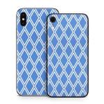Blue Checks iPhone X Series Skin