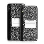 Composition Notebook iPhone XS Skin