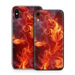Flower Of Fire iPhone XS Skin