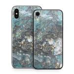 Gilded Glacier Marble iPhone X Series Skin