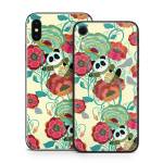 Panda Flowers iPhone X Series Skin