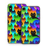 Rainbow Cats iPhone X Series Skin