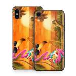 Sunset Flamingo iPhone X Series Skin