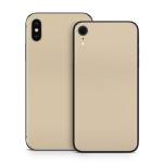 Solid State Beige iPhone X Series Skin