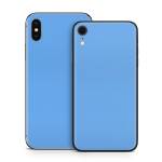 Solid State Blue iPhone XS Skin