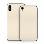 Solid State Creme iPhone X Series Skin