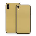 Solid State Mustard iPhone X Series Skin